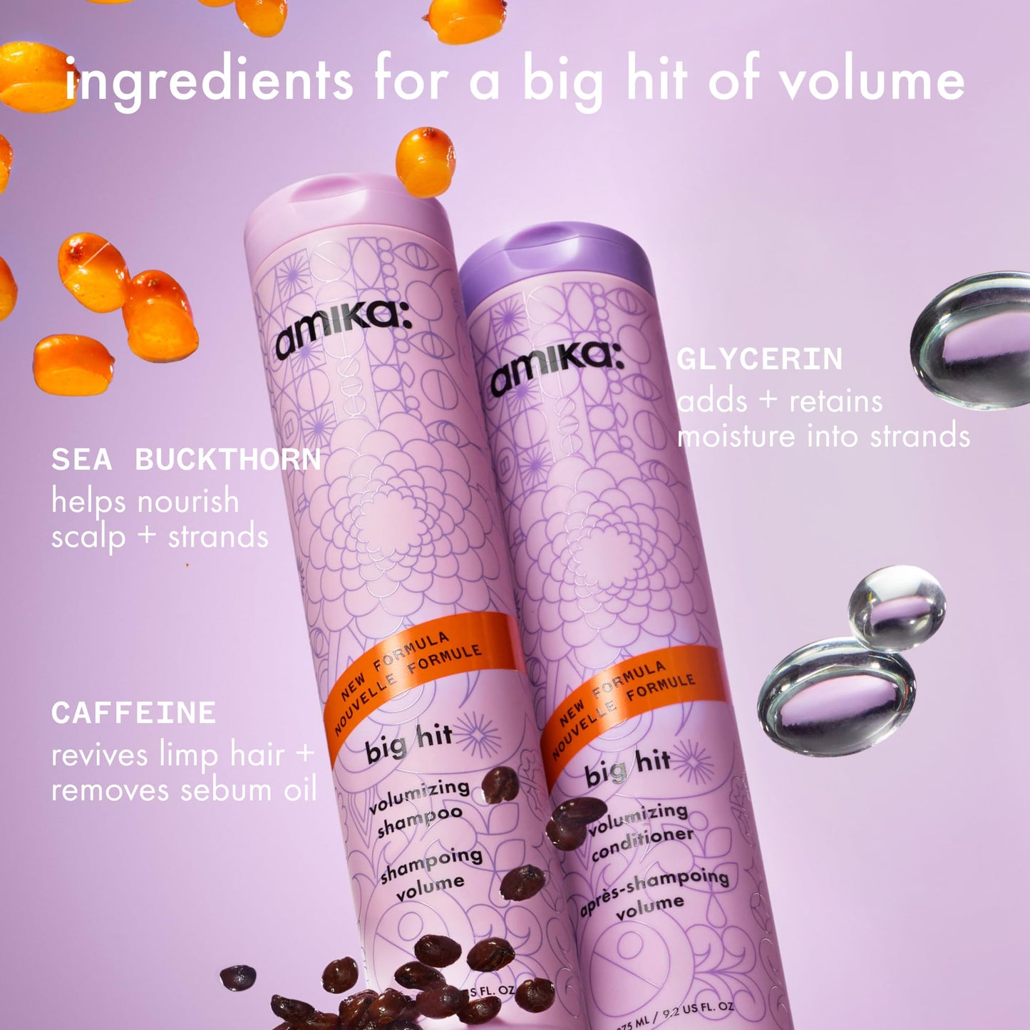 amika big hit volumizing conditioner, 275ml Beauty & Personal Care Amika