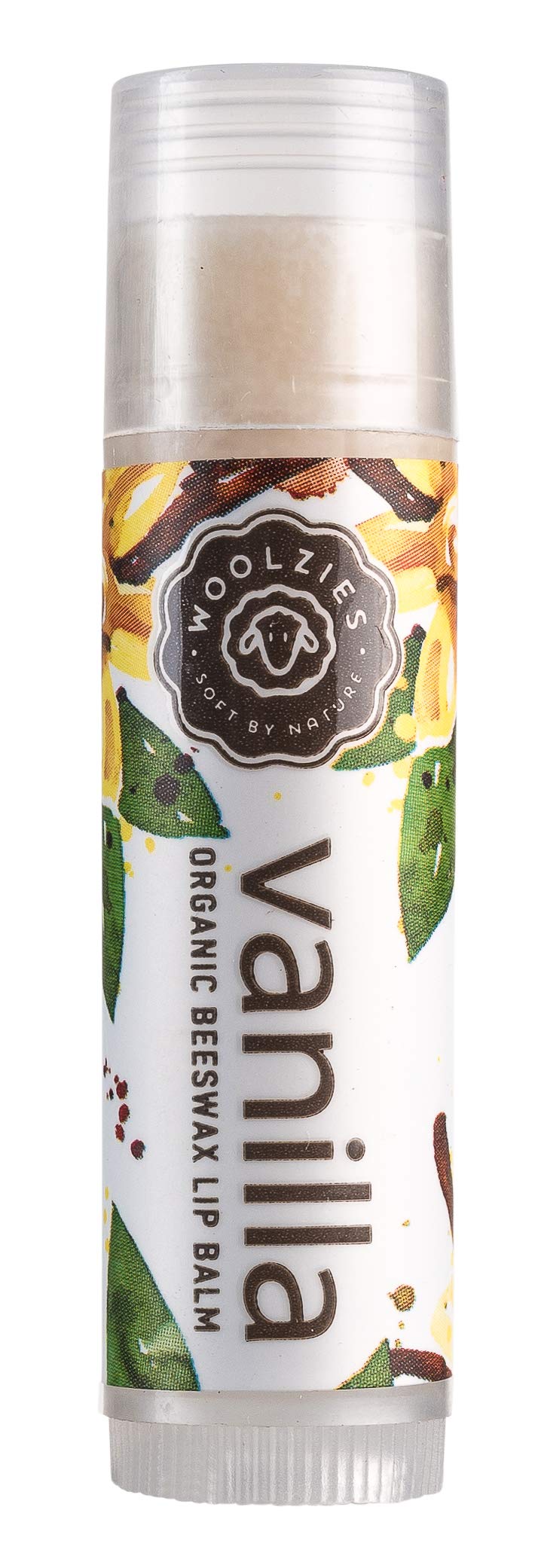 Lip Balm Set: Woolzies All-Natural Shea Butter, Beeswax, Coconut Oil, Vitamin E Infused Lip Moisturizer Care (3 Pack, Vanilla Mint) Beauty and Personal Care Woolzies