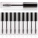 Coobbar 10ml 10pcs Empty Eyelashes Mascara Tube Vial Liquid Plastic Bottle Cosmetic Container With Black Cap Beauty & Personal Care Coobbar