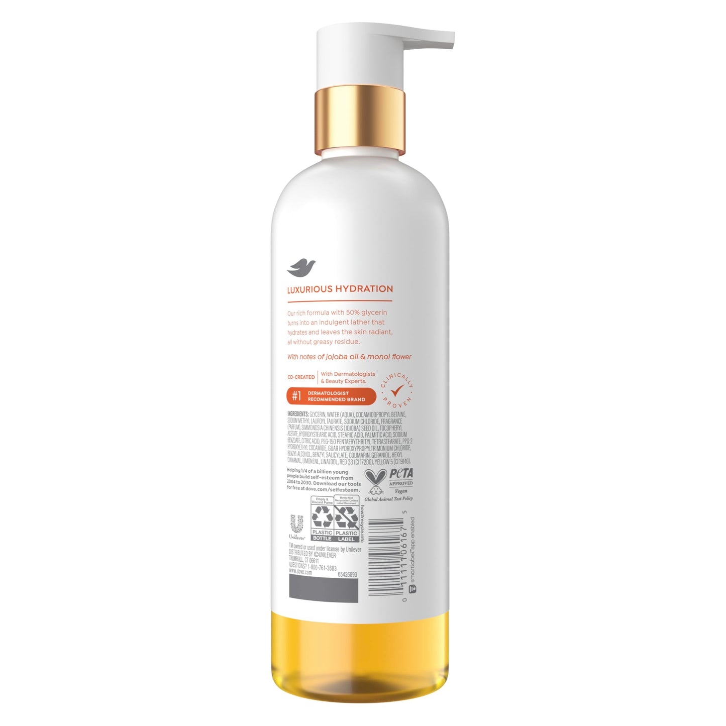 Dove Serum+ Shower Oil Body Wash with Jojoba & Monoi Flower Oils, Radiance Hydrating Cleanser, 15.3 fl oz Beauty & Personal Care Dove