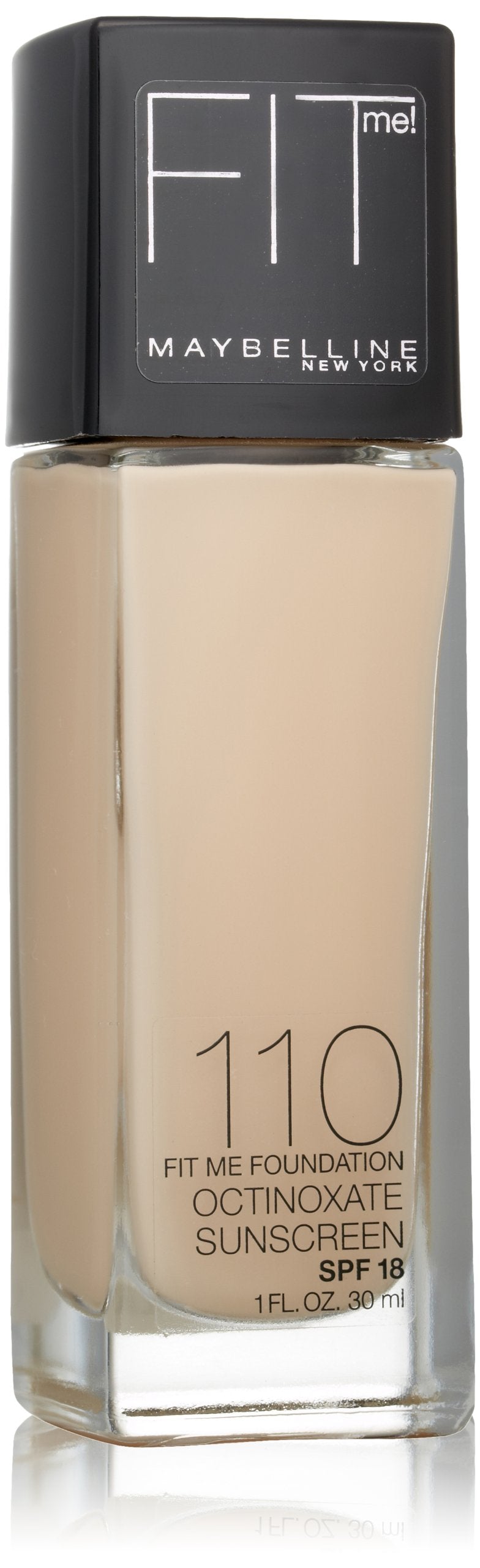 Maybelline Fit Me Dewy + Smooth Foundation, Porcelain, 1 fl. oz. (Packaging May Vary) Beauty & Personal Care MAYBELLINE