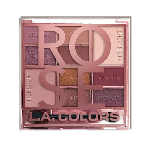 L.A. COLORS Color Block Eyeshadow, Rose CES136 Beauty & Personal Care L.A. COLORS