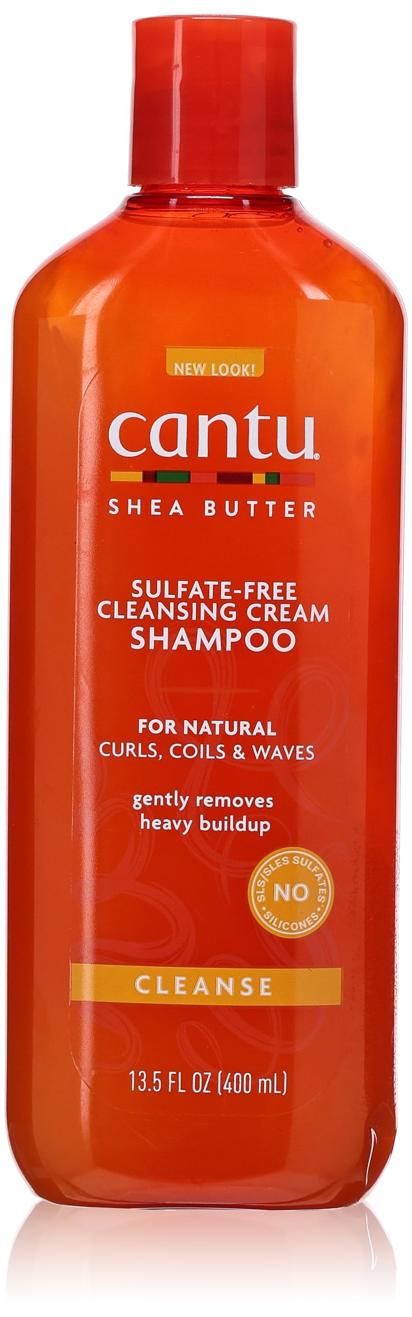 Cantu Natural Hair Shampoo Cleansing 13.5 Ounce(Sulfate-Free) (400ml) (1 Pack) Beauty & Personal Care Cantu