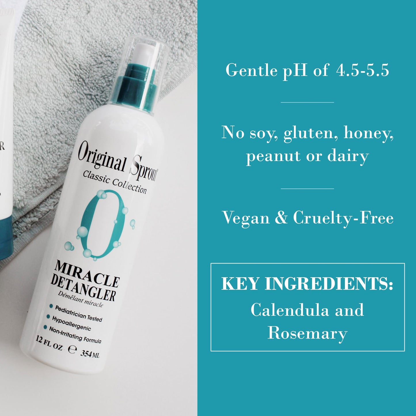 Original Sprout Miracle Detangler, Leave-In Conditioner Treatment for All Hair Types, 4 oz. Bottle Beauty & Personal Care Original Sprout