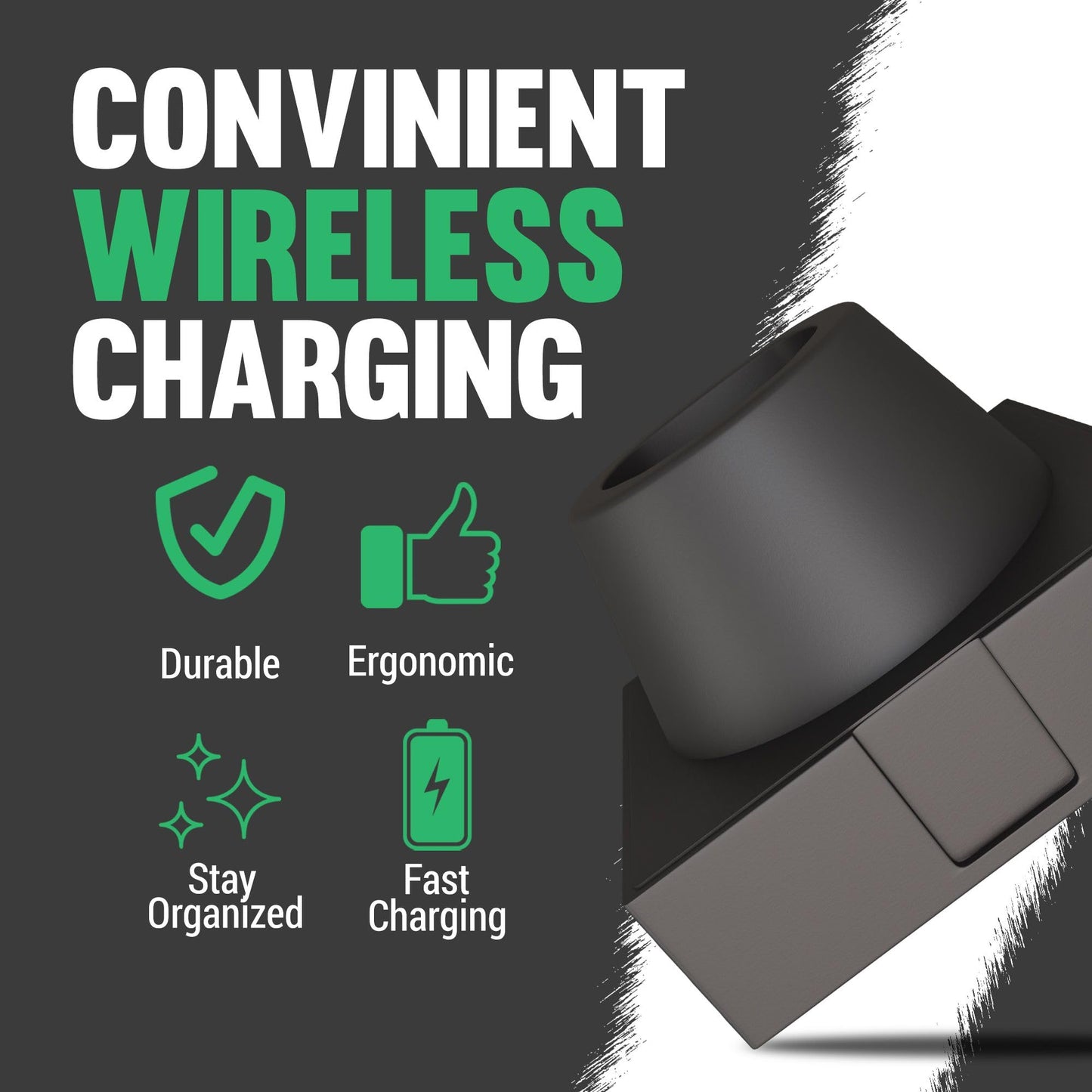 Tomb 45 Power Pod - Compatible with Babyliss FX3 Hair Trimmers - Wireless Charger for Hair Trimmer Beauty and Personal Care Tomb 45