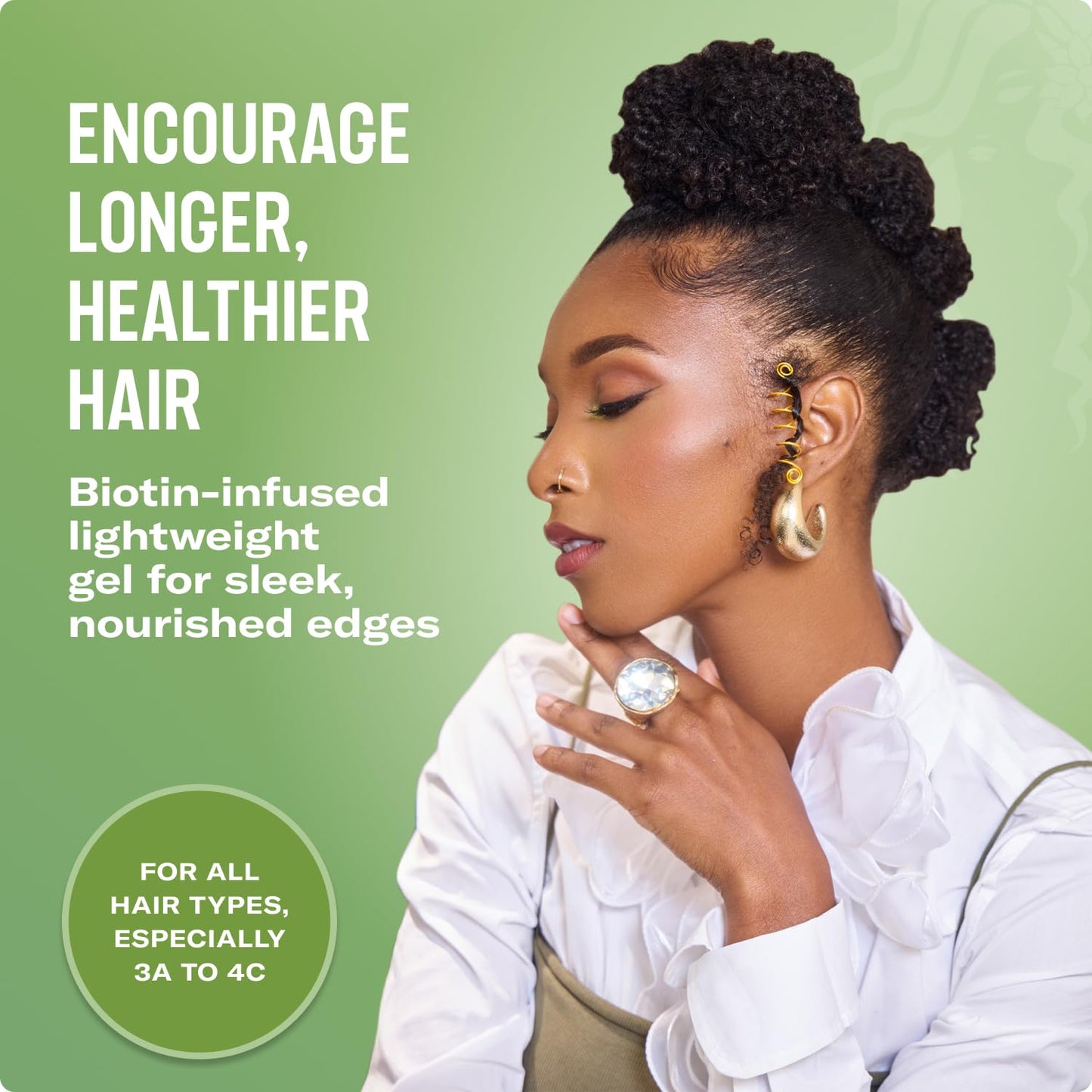 Mielle Organics Rosemary & Mint Edge Control Gel - Strong Hold Hair & Edge Gel for Women & Men - Infused with Biotin, Coconut & Babassu Oil Beauty & Personal Care Mielle Organics