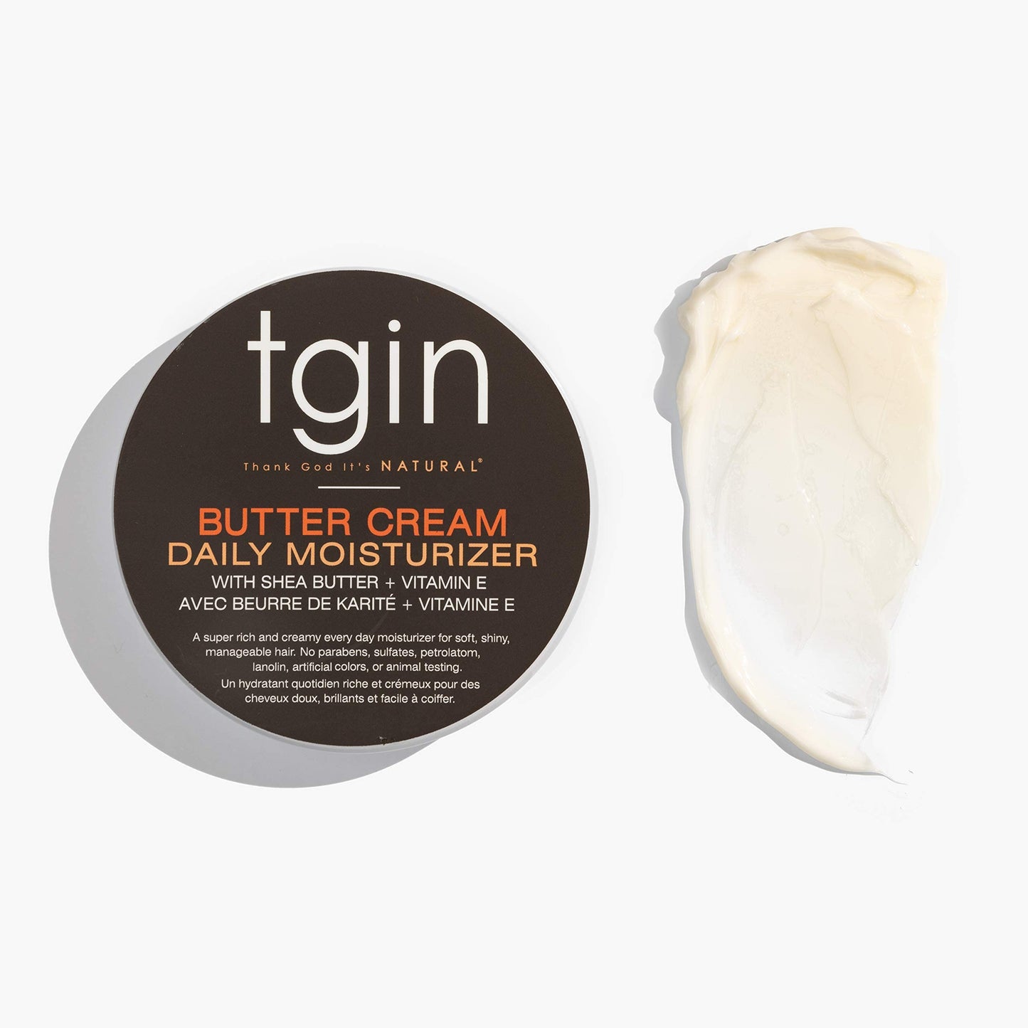 tgin Butter Cream Daily Moisturizer - Curly Hair Products With Deep Hydration for Soft, Defined Curls - Hair Products for Twist Out Styling, Frizz Beauty & Personal Care Thank God It's Natural