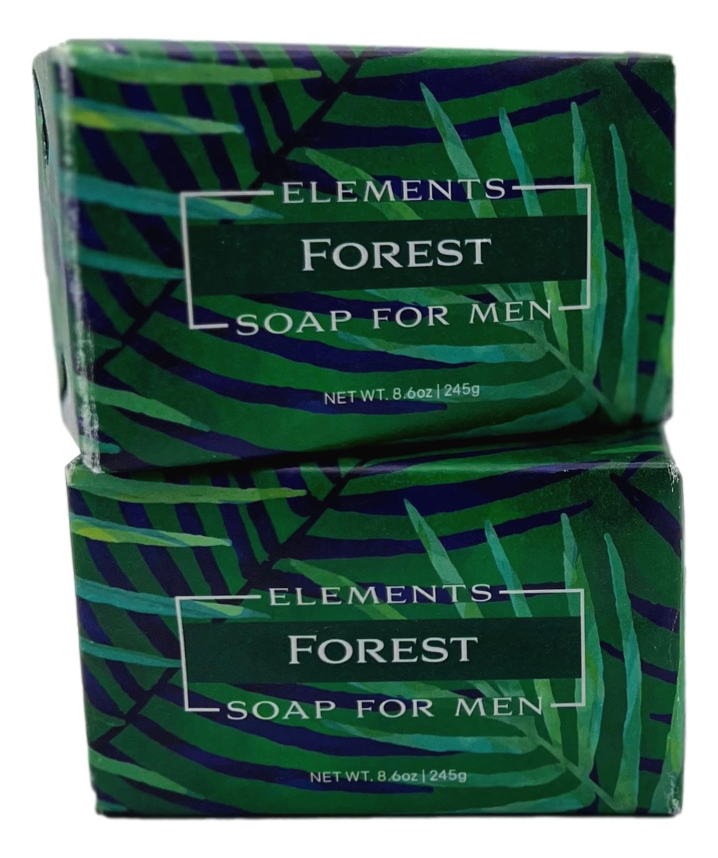 Greenwich Bay Trading Co. Forest Elements Soap For Men, 8.6 oz Bars, Set of 2, Enriched with Botanical Butters and Virgin Olive Oil Beauty & Personal Care Greenwich Bay