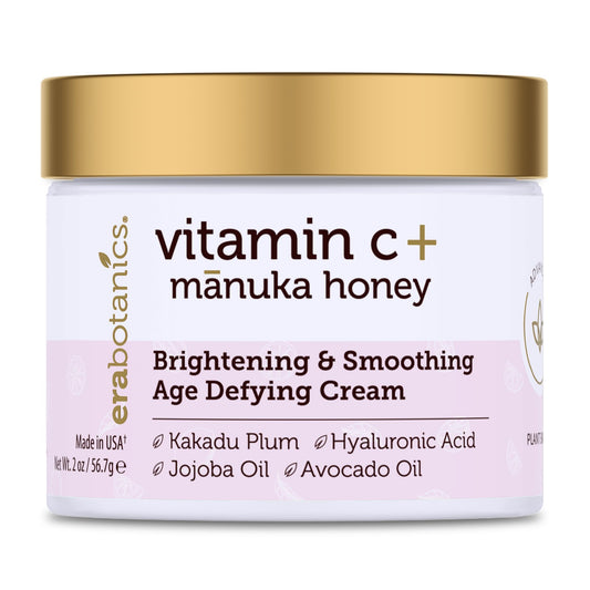 Era Organics Advanced Vitamin C Face Cream - Brightening and Nourishing with Jojoba Oil, Kakadu Plum for Fine Lines, Wrinkles Beauty & Personal Care Era Organics