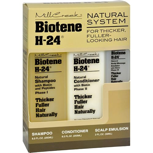 Mill Creek Biotene H-24 Tri-Pack Shampoo Conditioner Scalp Emulsion - 1 Set Beauty & Personal Care Mill Creek
