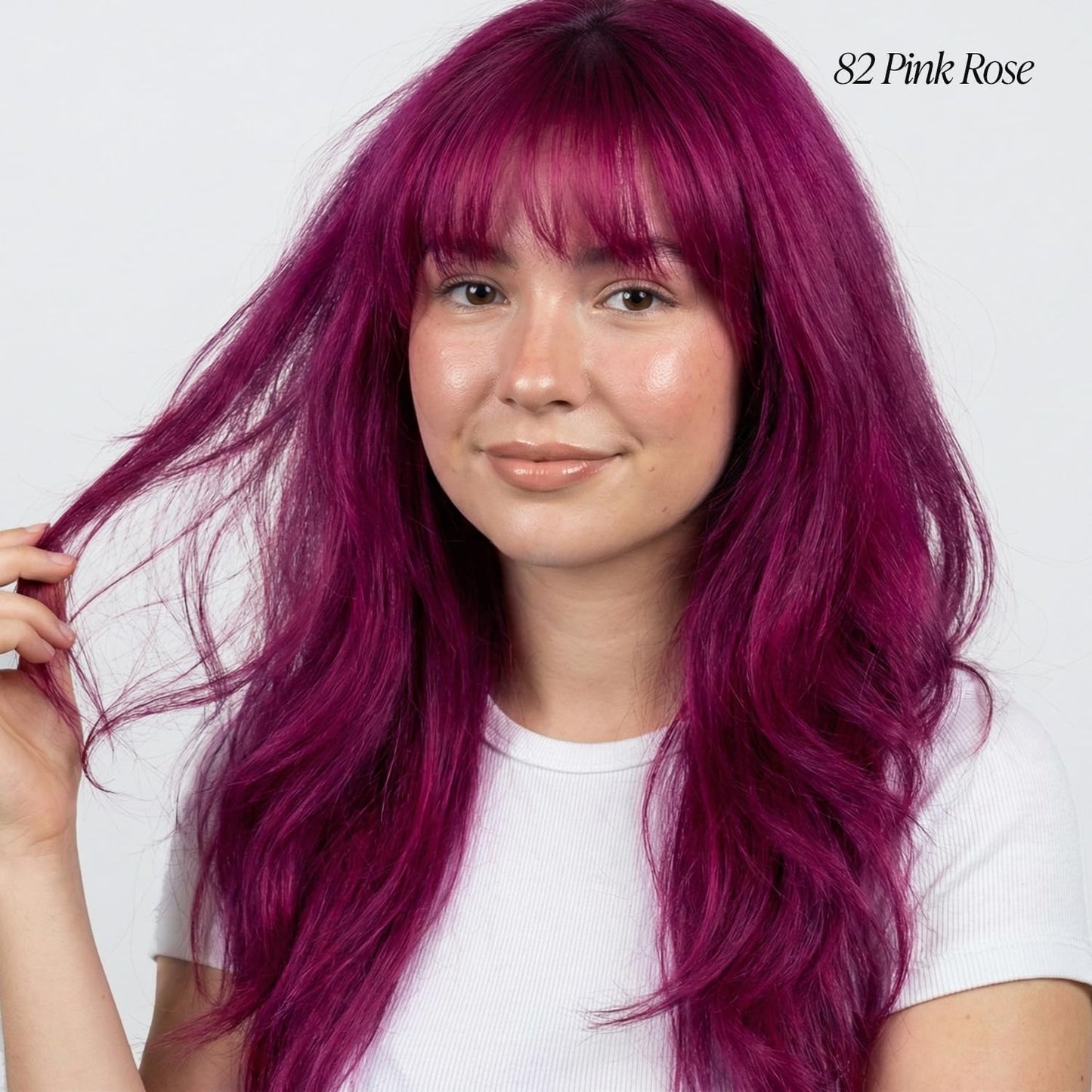 Adore Semi Permanent Hair Color (082 Pink Rose) | Vegan & Cruelty-Free Pink Hair Dye | No Ammonia, No Peroxide, No Alcohol | 4 Fl Oz Beauty & Personal Care Adore