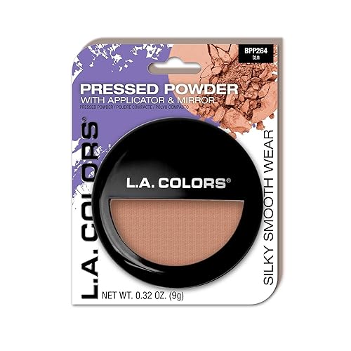 L.A. COLORS Pressed Powder (carded), Tan CBPP264A Beauty & Personal Care L.A. COLORS