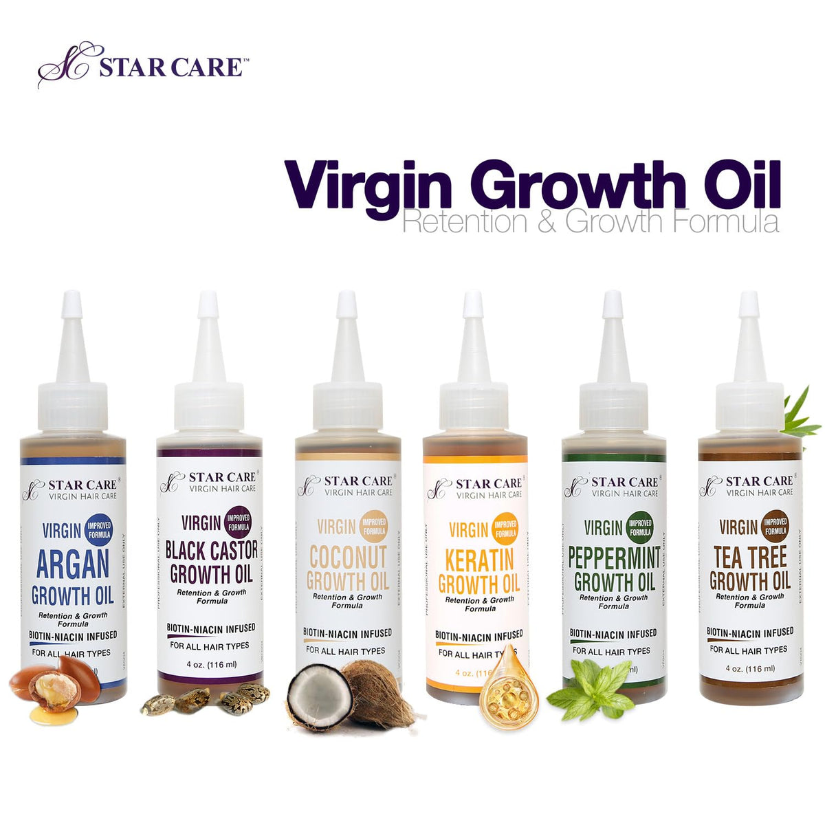 STAR CARE Virgin Black Castor Growth Oil