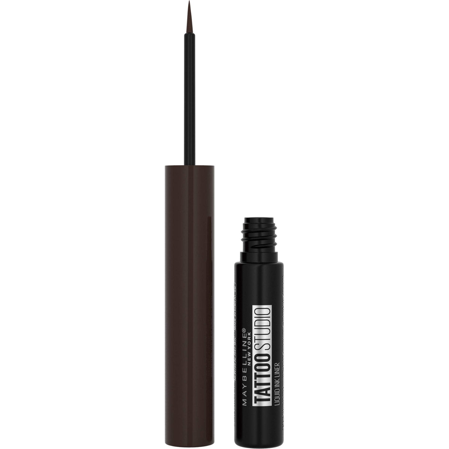 Maybelline TattooStudio Liquid Ink Longwear Liquid Eyeliner Makeup, Dark Henna Brown, 1 Count Beauty & Personal Care MAYBELLINE