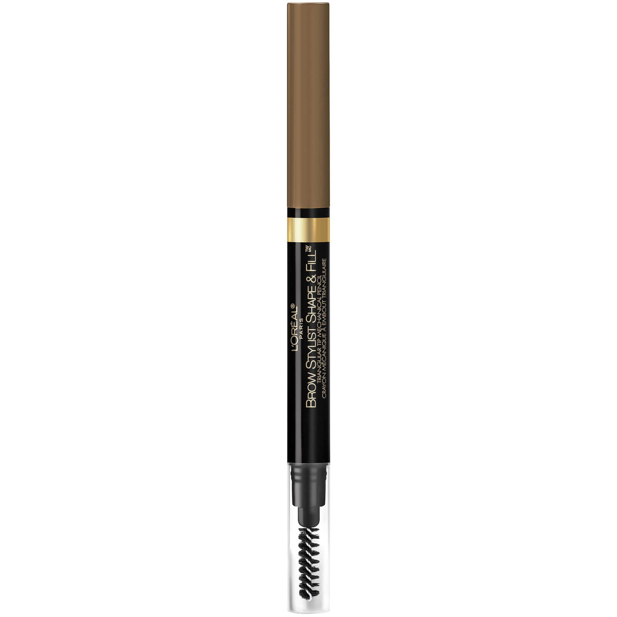 L'Oreal Paris Brow Stylist Shape & Fill Mechanical Eye Brow Makeup Pencil, Dark Blonde, 0.008 oz.