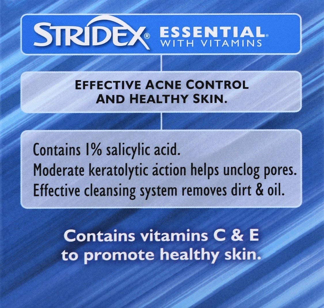 Stri-Dex Daily Care Essential With Vitamins Pads 55 Each (Pack of 12) Beauty & Personal Care Stridex