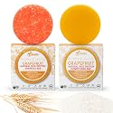 Solid Rice Protein Water Shampoo & Conditioner Hair Soap - Shampoo and Conditioner Bars For Hair With All Natural Plant Based Essential Oils And Zero Beauty & Personal Care BAMBOEARTH