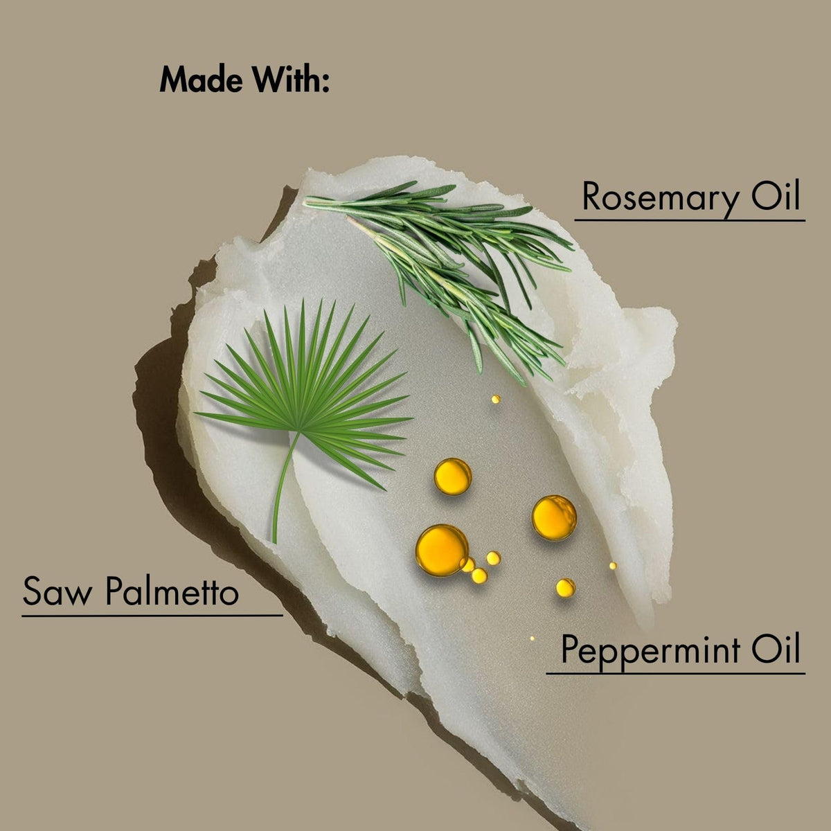 As I Am Rosemary Leave-In Conditioner 8 Fl Oz (237 ml) - with Biotin & Saw Palmetto