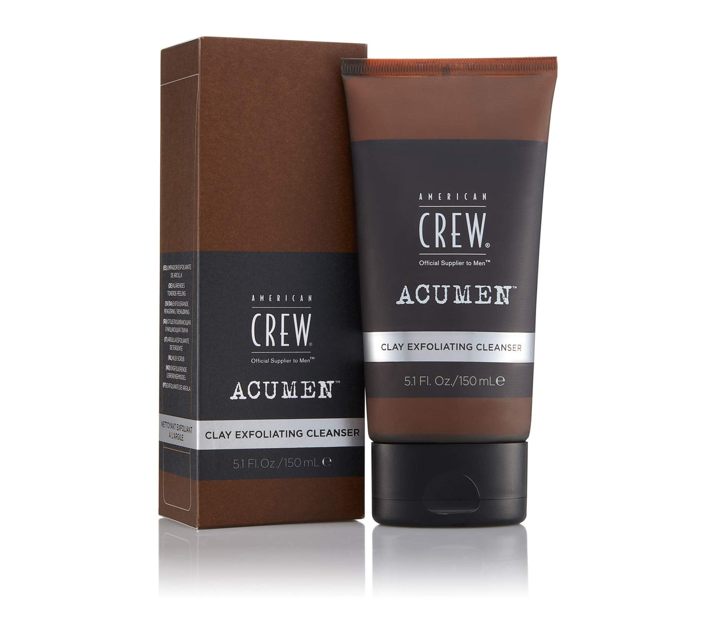 American Crew Men's Exfoliating Face Cleanser, Daily Clay Cleanser, 5.1 Fl Oz Beauty & Personal Care AMERICAN CREW