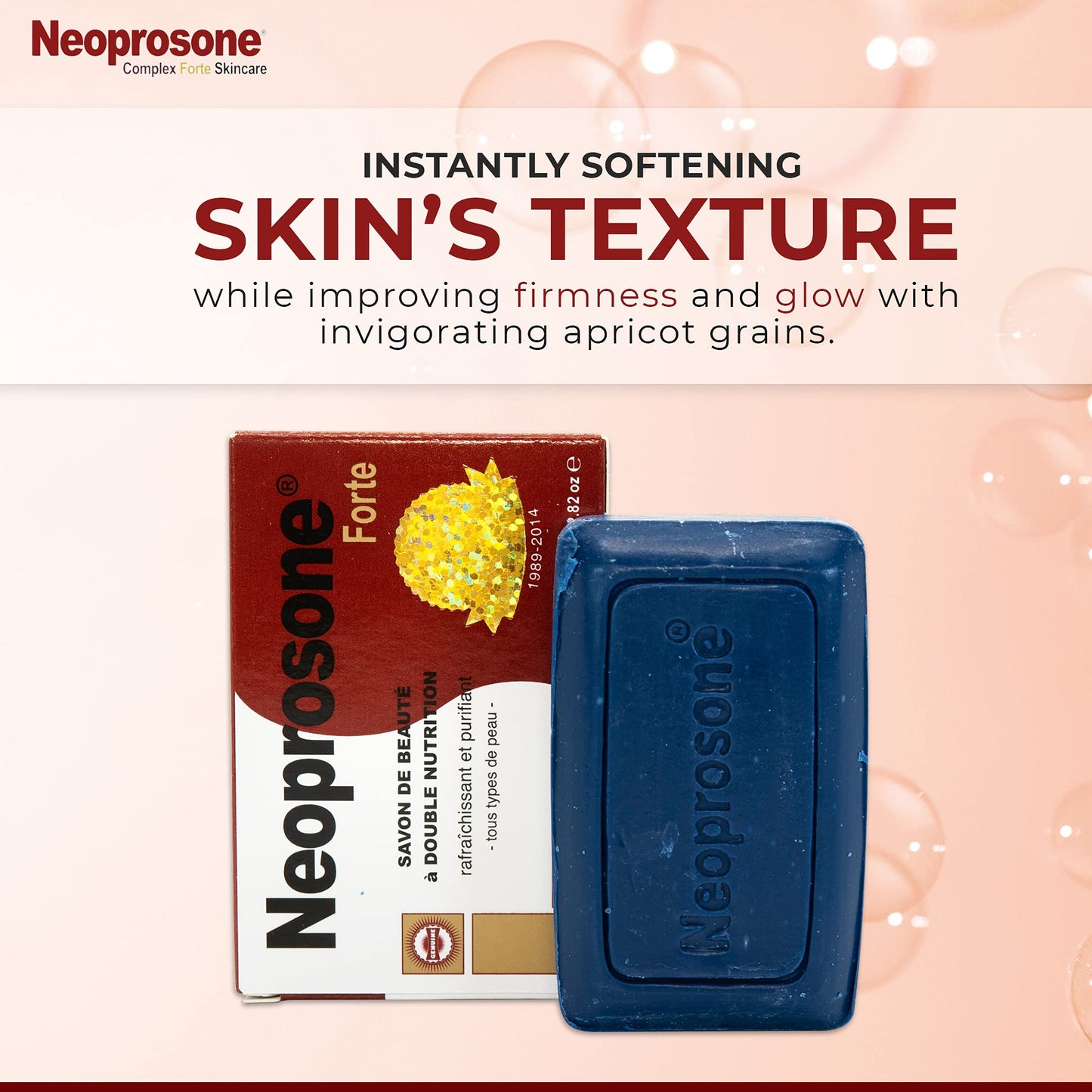 Neoprosone, Skin Brightening Soap | 2.02 oz / 80 g | Hyperpigmentation Soap, Fade Dark Spots on: Body, Knees, Face, Armpits | with Glycerin (2.82 Beauty & Personal Care Neoprosone