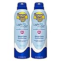 Banana Boat Light As Air Sunscreen Spray SPF 50 Twin Pack| Lightweight Sunscreen, Spray On Sunscreen, Body Sunscreen Spray, Non-Greasy Sunscreen Beauty & Personal Care Banana Boat