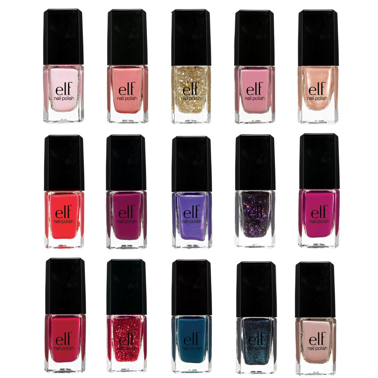e.l.f. 15 Piece Nail Cube Beauty & Personal Care e.l.f.
