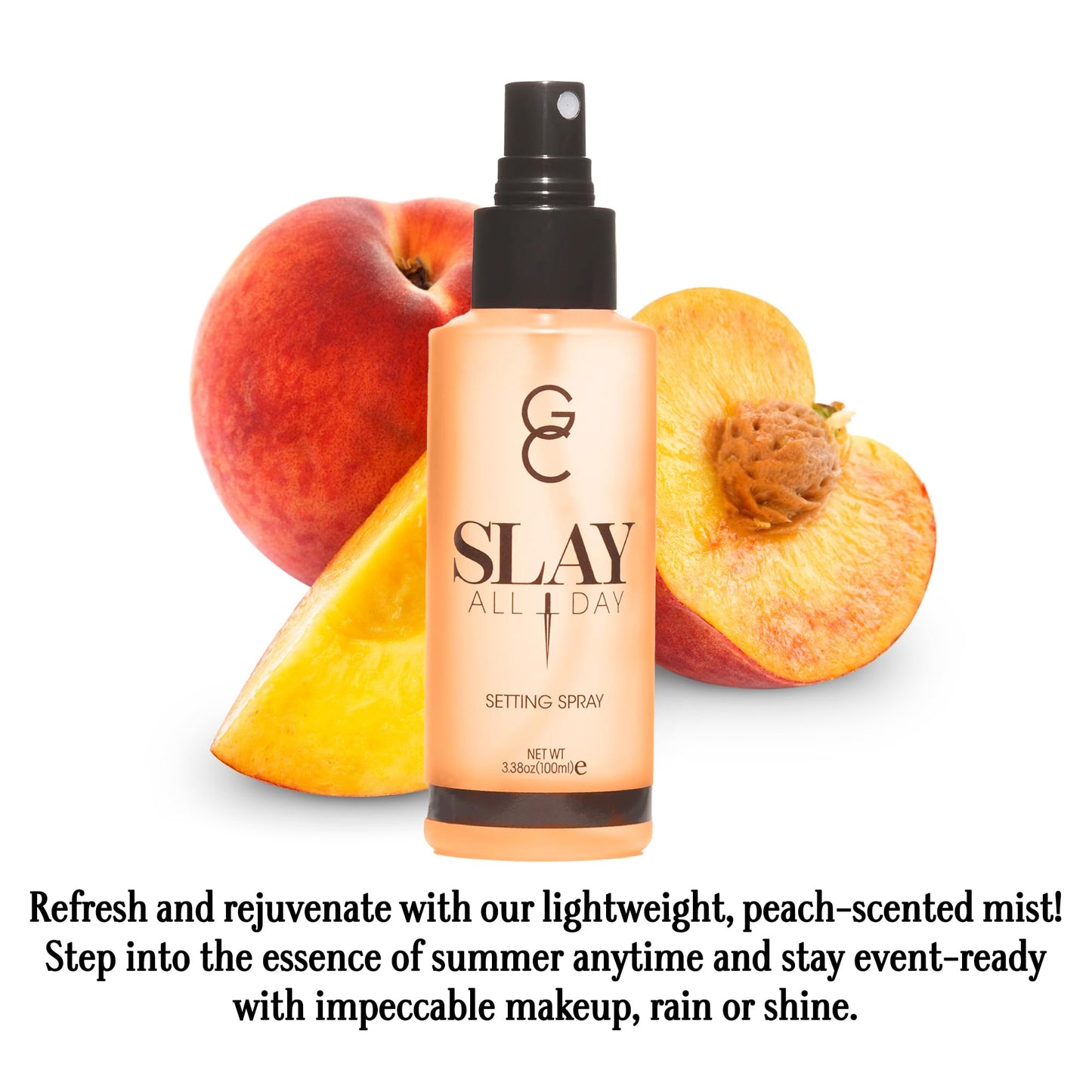 Slay All Day Setting Spray - Peach by Gerard Cosmetic for Women - 3.38 oz Setting Spray Beauty & Personal Care Gerard Cosmetics