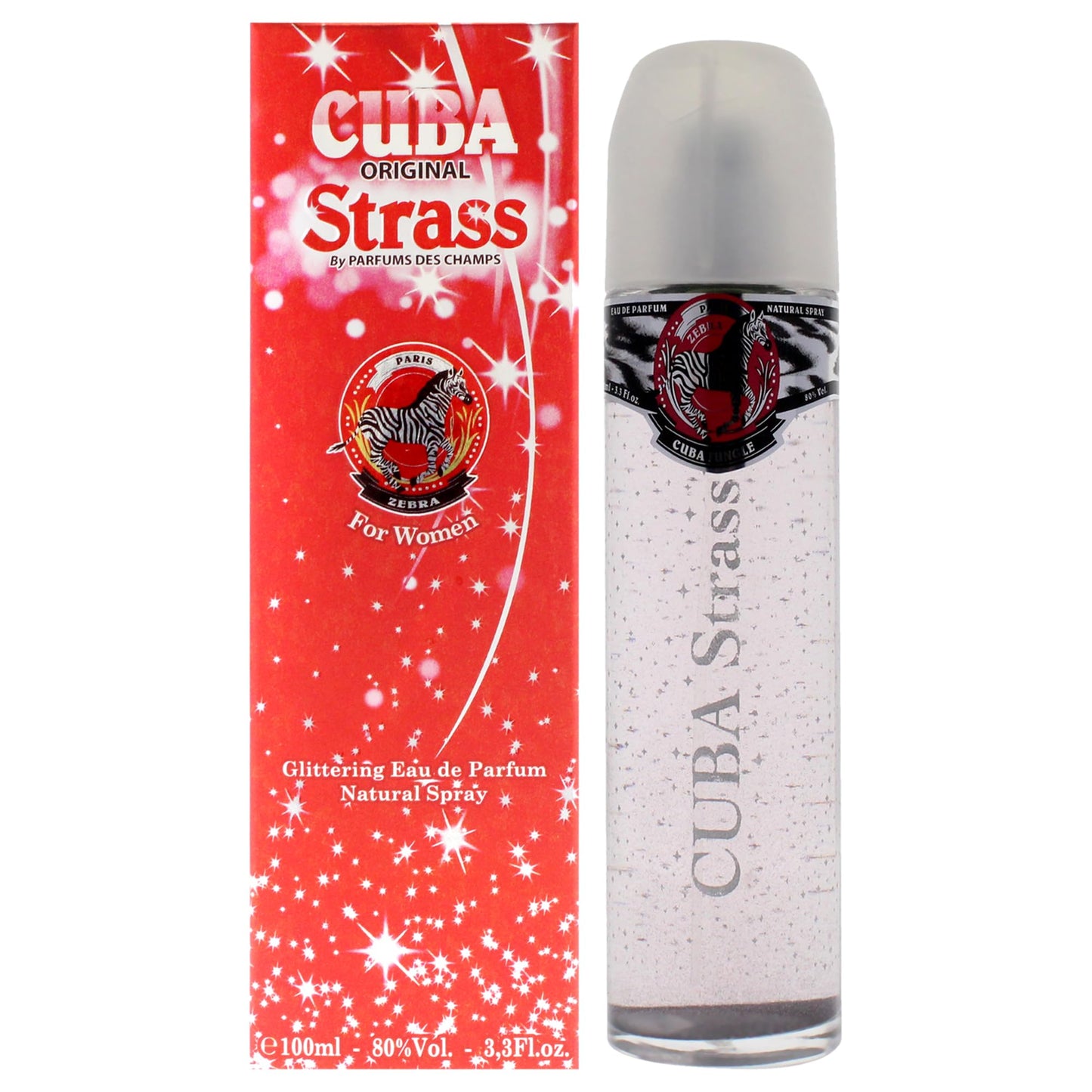 Cuba Cuba Strass Zebra Women EDP Spray 3.3 oz Beauty & Personal Care Cuba