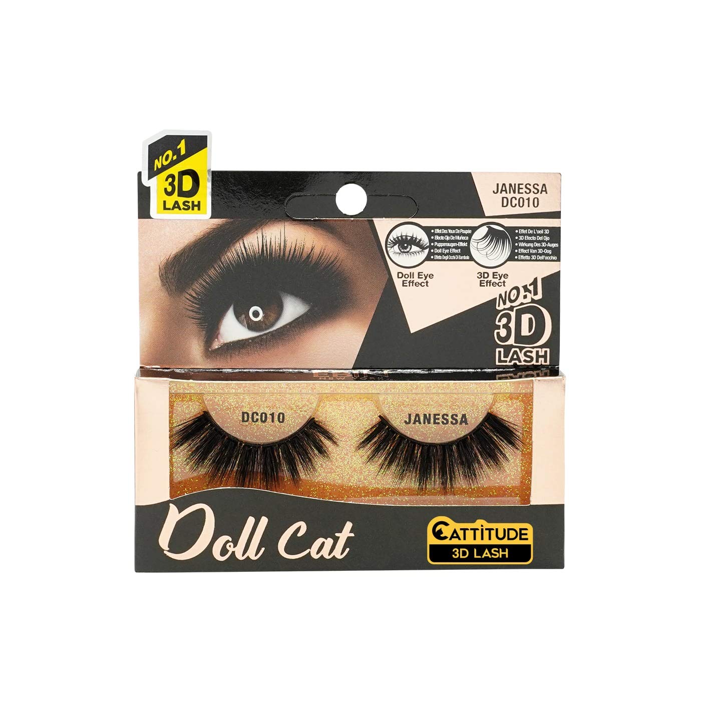 Janessa - Doll Cat 3D Lashes Beauty & Personal Care EBIN NEW YORK