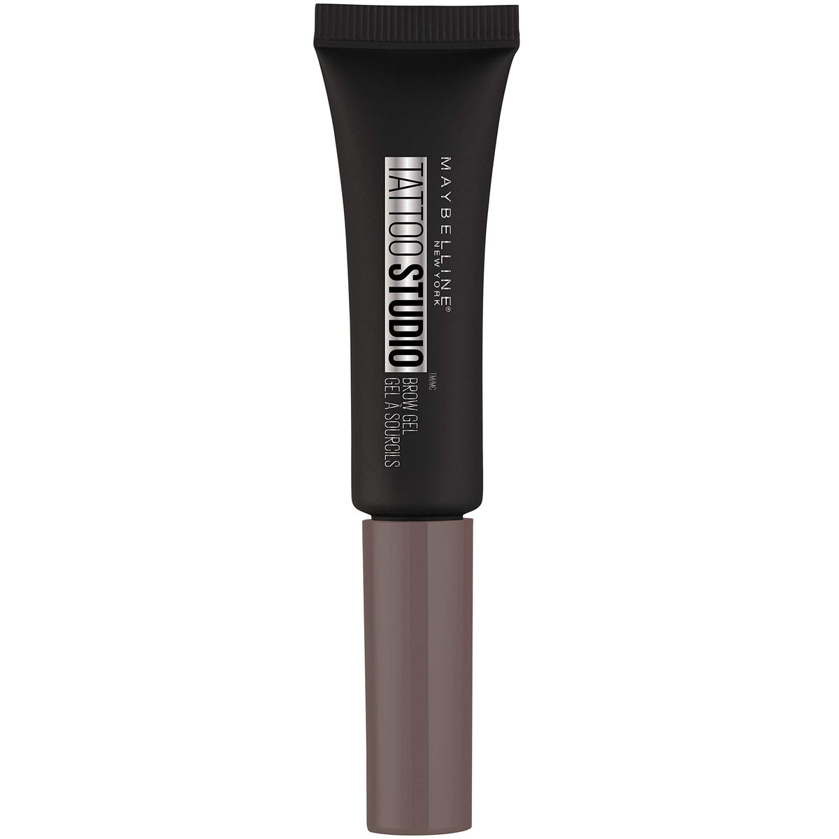Maybelline TattooStudio Waterproof Eyebrow Gel Makeup, Medium Brown, 1 Count