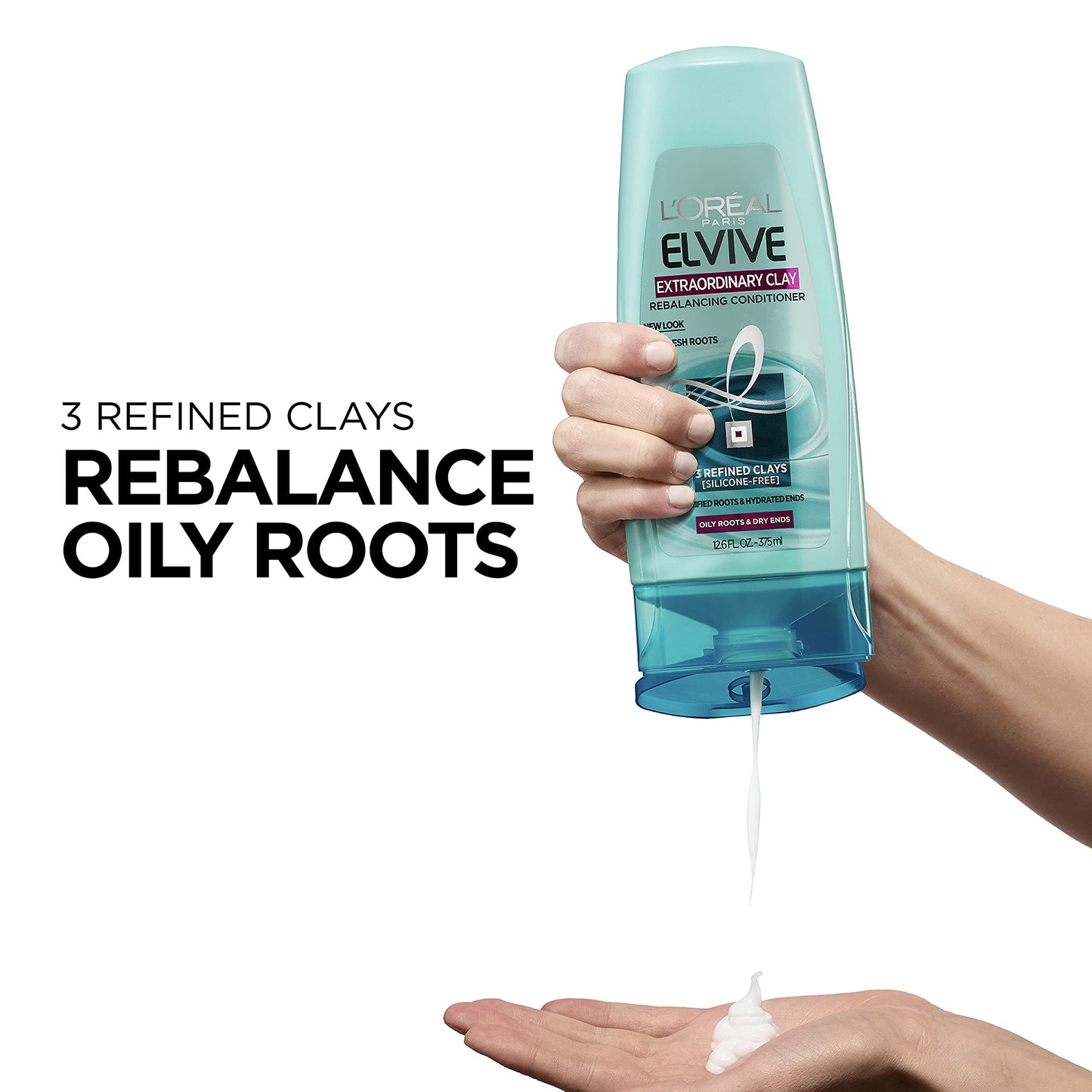 L'Oreal Paris Elvive Extraordinary Clay Rebalancing Conditioner, 12.6 fl; oz; (Packaging May Vary) Beauty & Personal Care L'Oreal Paris