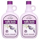 Village Naturals Bath Shoppe Moisturizing Lavender Chamomile Milk Bath - Hydrates Skin - Made with Shea Butter and Vitamin E (Pack of 2 Bottles, 28 fl Beauty & Personal Care Village Naturals Bath Shoppe