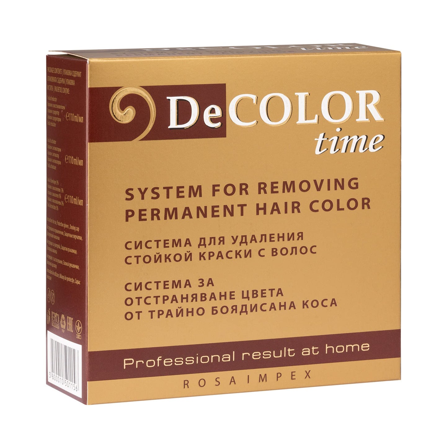 Colour Removal System from a Permanently Dyed Hair - Professional Result at Home! Beauty & Personal Care Color time