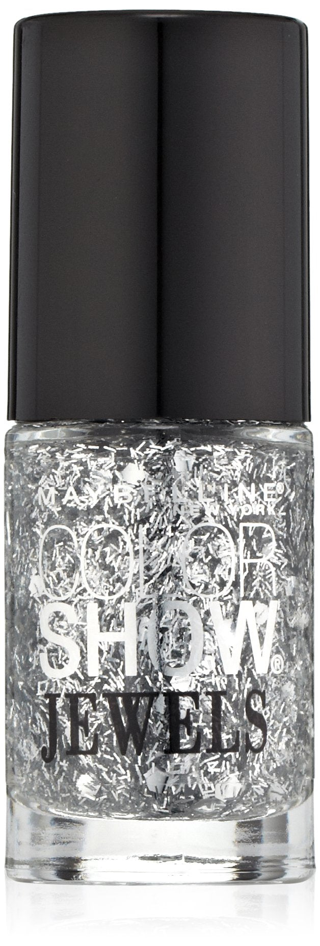 Maybelline New York Color Show Jewels Nail Lacquer Top Coat, Platinum Adorn, 0.23 Fluid Ounce Beauty & Personal Care MAYBELLINE