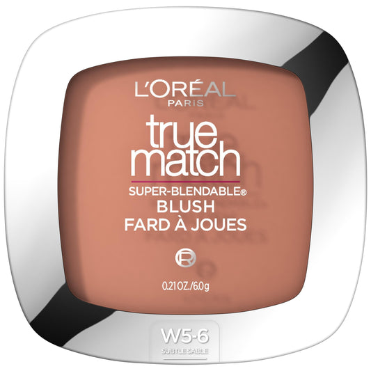 L'Oreal True Match Super-Blendable Blush, Warm, Subtle Sable, 0.21 oz (Pack of 2)