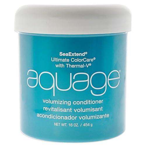 AQUAGE SeaExtend Volumizing Conditioner, Prevents Haircolor Fade, Protects for Thermal Heat Styling, Adds Volume, Shine, and Fullness Without Frizz Beauty & Personal Care Aquage