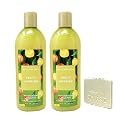 Bath & Body Works Fruity Infusion 2-Pack Moisturizing Shampoo Bundle with a Natural Oats Sample Soap Beauty & Personal Care Bath & Body Works