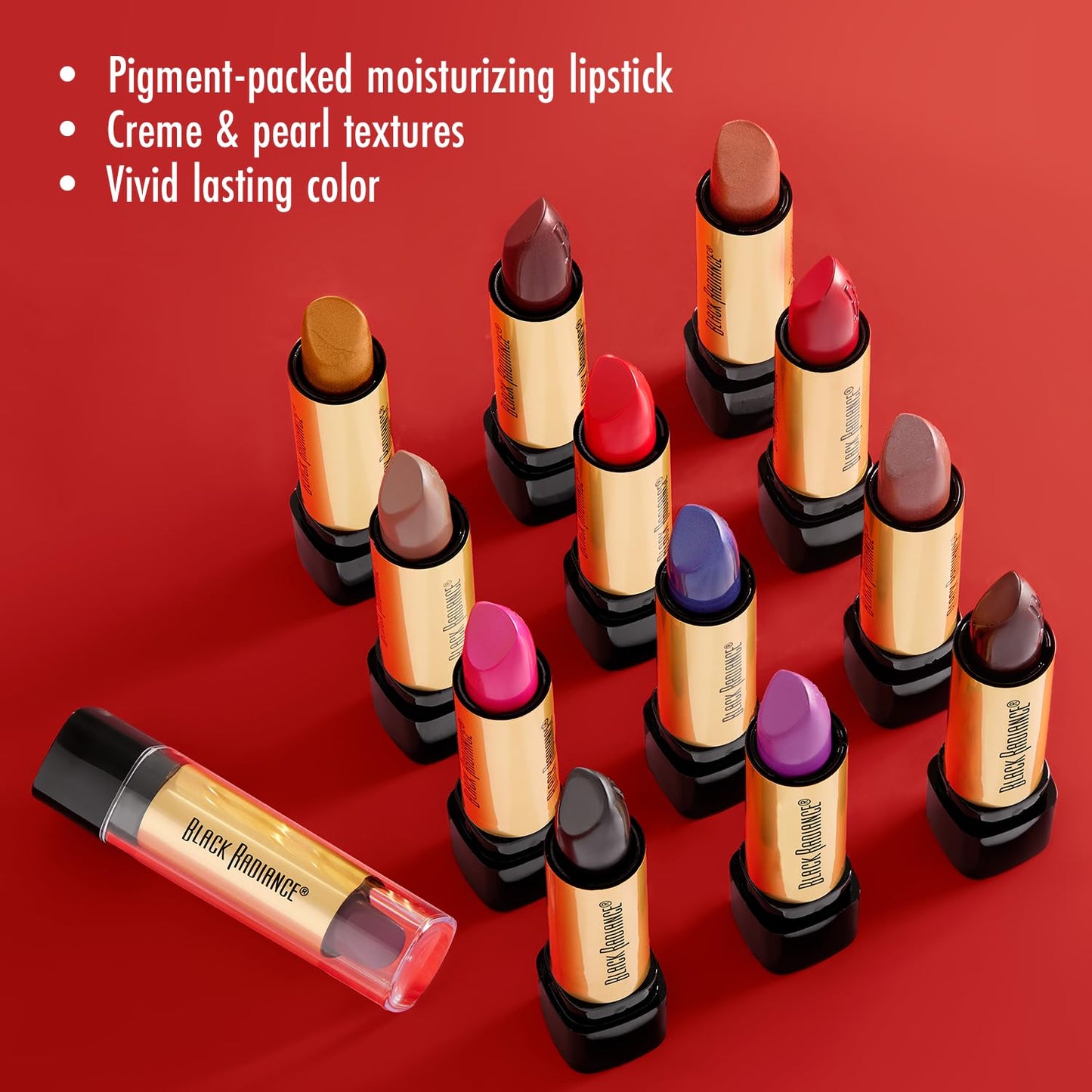 Black Radiance Perfect Tone Lipstick Lip Color, Copper Glow, 0.13 Oz Beauty & Personal Care Black Radiance