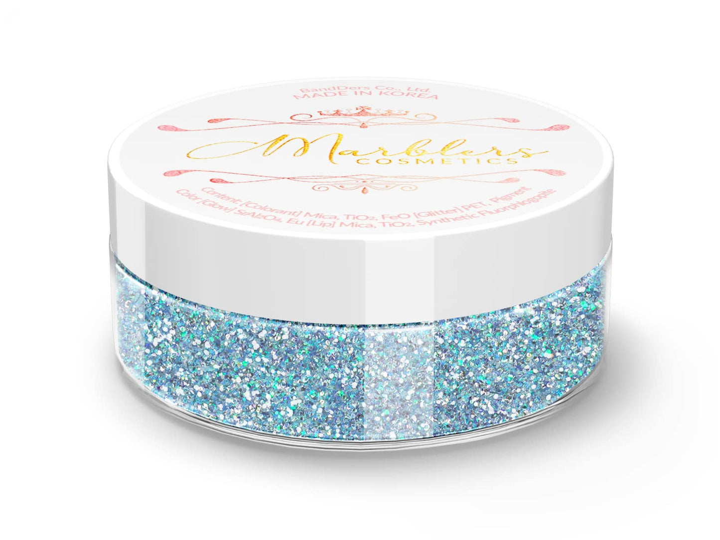 MARBLERS Holographic Face & Body Glitter [Unicorn Blue] 0.18oz (5g) | Fine | Non-Toxic | Vegan | Cruelty-Free | Festival, Rave & Party Makeup | Eye Beauty & Personal Care MARBLERS