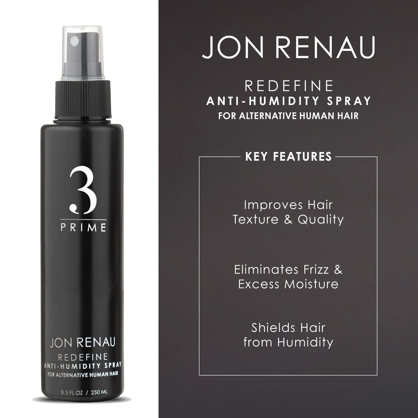 Jon Renau Anti Humidity Hair Shield Spray - 8.5 Fl Oz Beauty & Personal Care Jon Renau