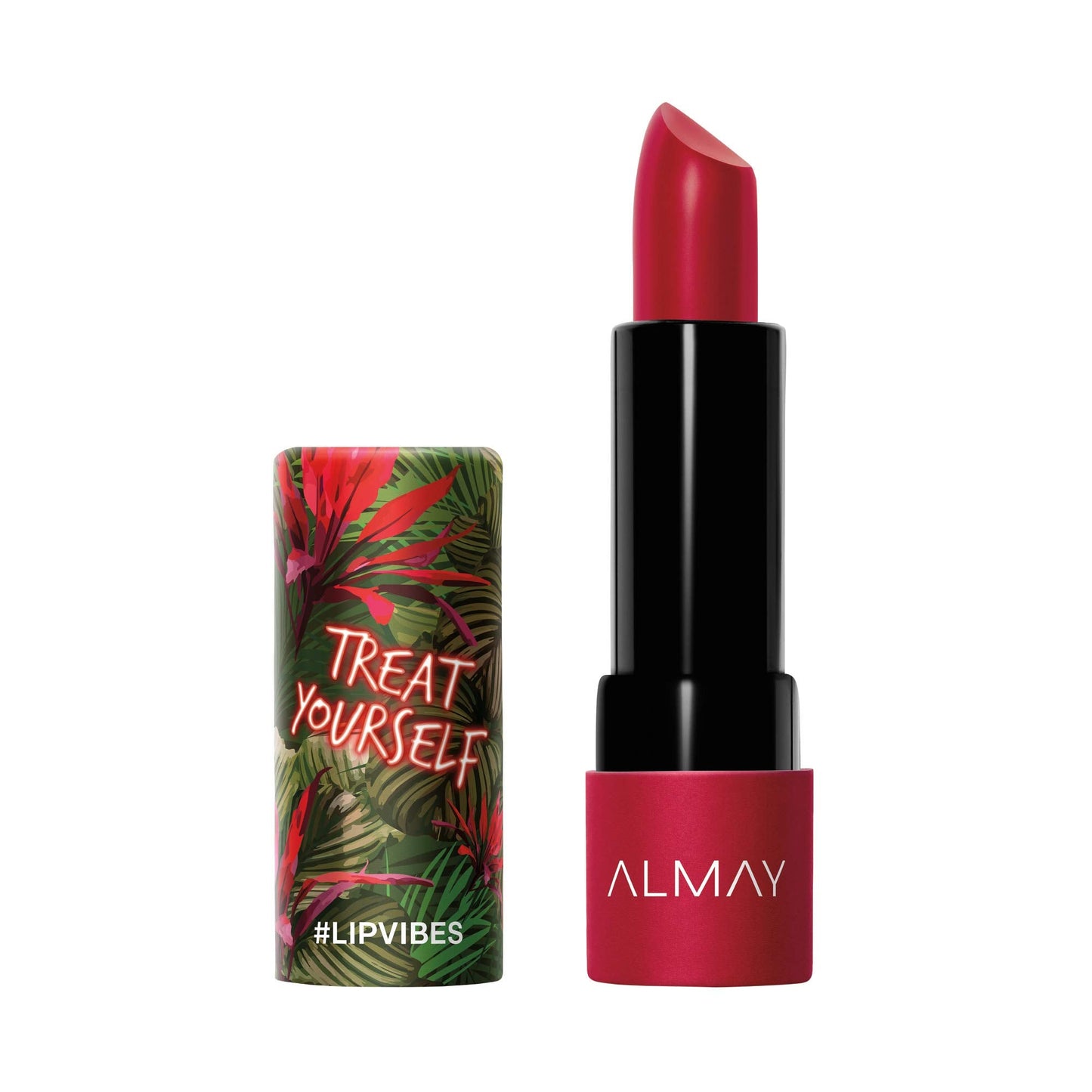 Almay Lip Vibes Lipstick with Vitamin E Oil & Shea Butter, Matte Finish, Hypoallergenic, Treat Yourself, 0.14 Oz Beauty & Personal Care Almay