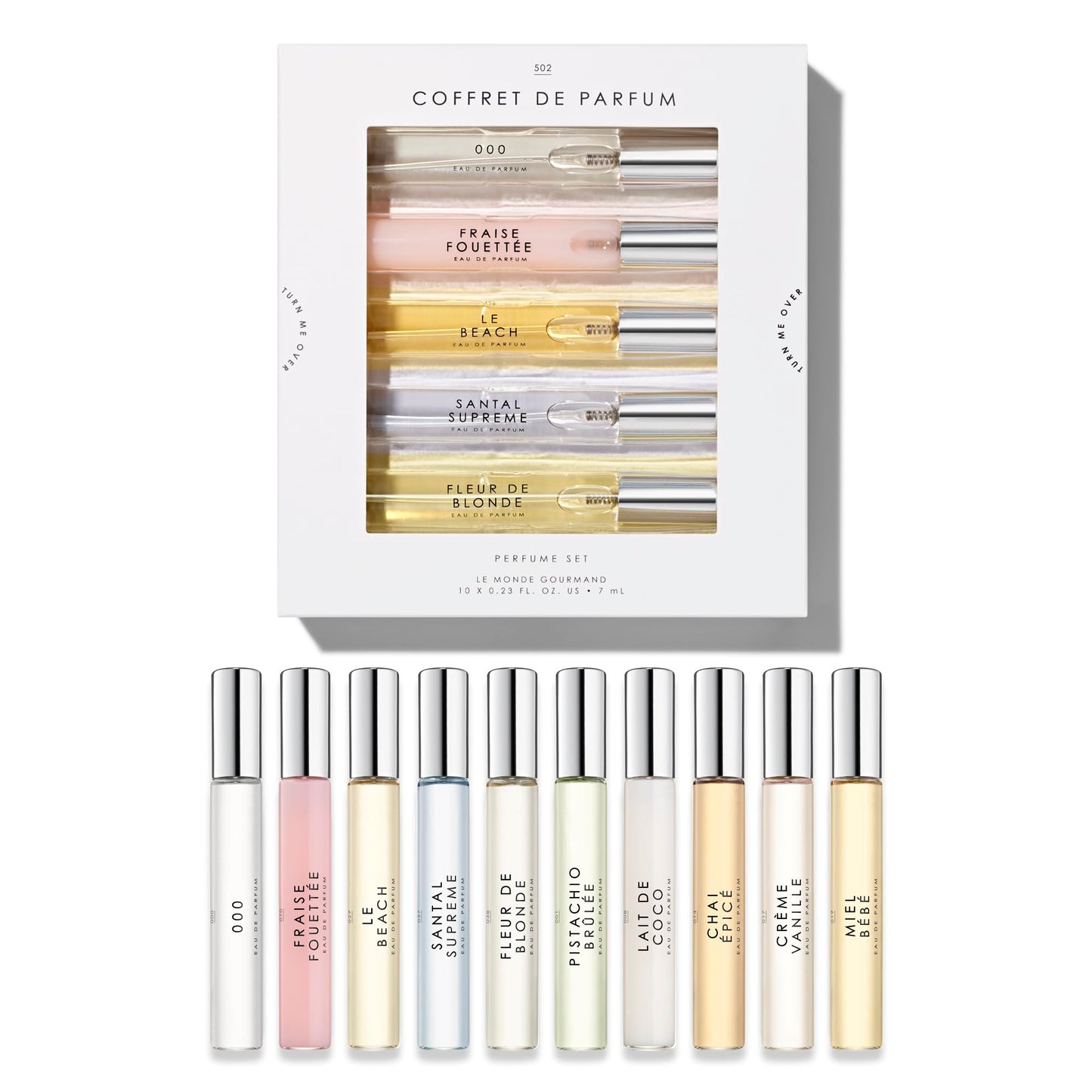 Le Monde Gourmand Coffret de Parfum Discovery Set, 10-Piece Mini Eau de Parfum Purse Spray Sampler, Gourmand, Floral & Fruity Fragrance Gift Set, 10 x Beauty & Personal Care Le Monde Gourmand