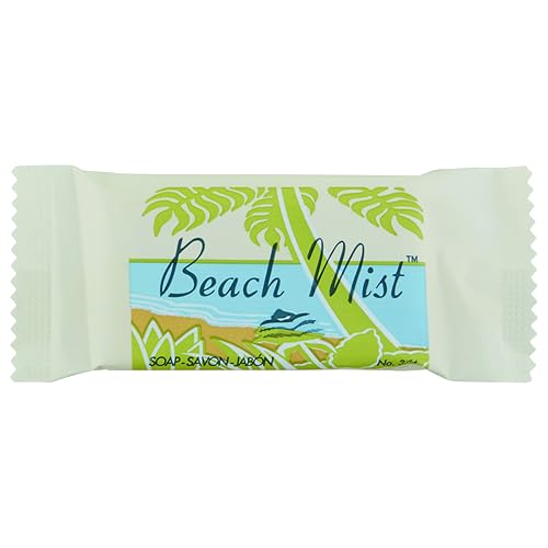 Beach Mist Face And Body Soap, Beach Mist Fragrance, # 3/4 Bar, 1,000/carton Beauty & Personal Care BEACH MIST