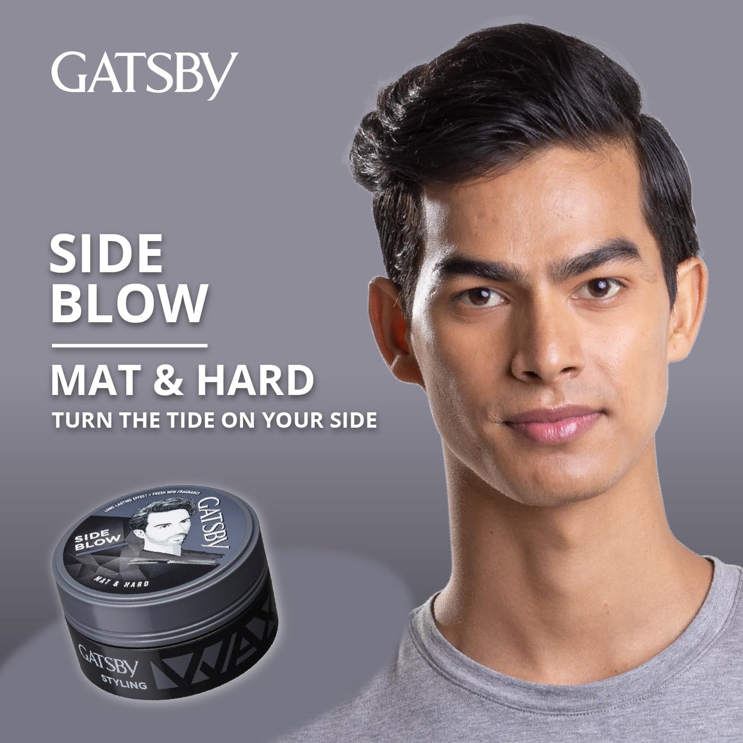 Gatsby Hair Styling Wax Matt & Hard 75g Grey Beauty & Personal Care Gatsby
