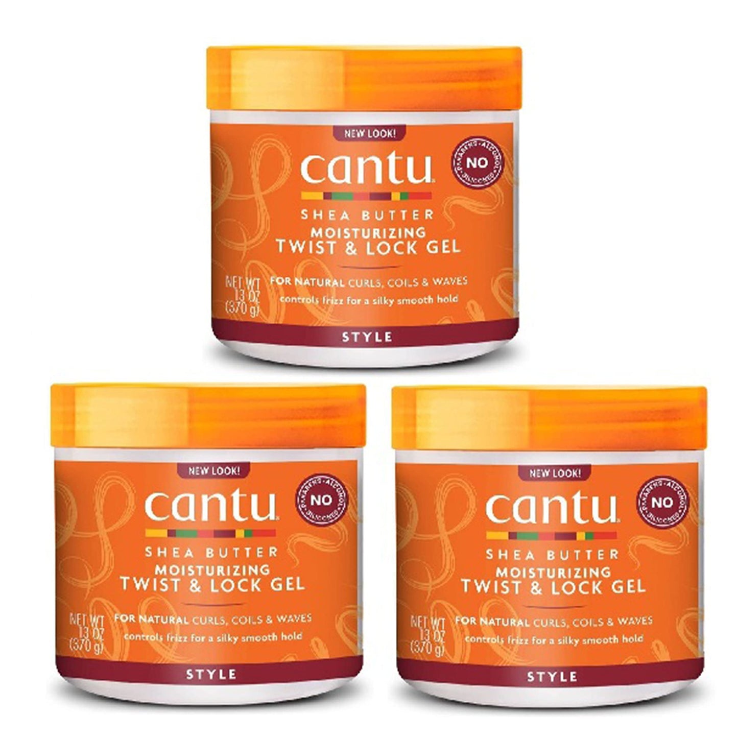 Cantu Shea Butter For Natural Hair Moisturizing Twist & Lock Gel, 13 ounce (Pack of 4) Beauty & Personal Care Cantu