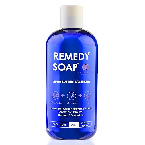 Truremedy Naturals Lavender Shea Butter Body Wash for Women - Aloe Lavender Body Wash with Shea Butter - Soothing Soap for Dry Skin - Hydrating Beauty & Personal Care Truremedy Naturals