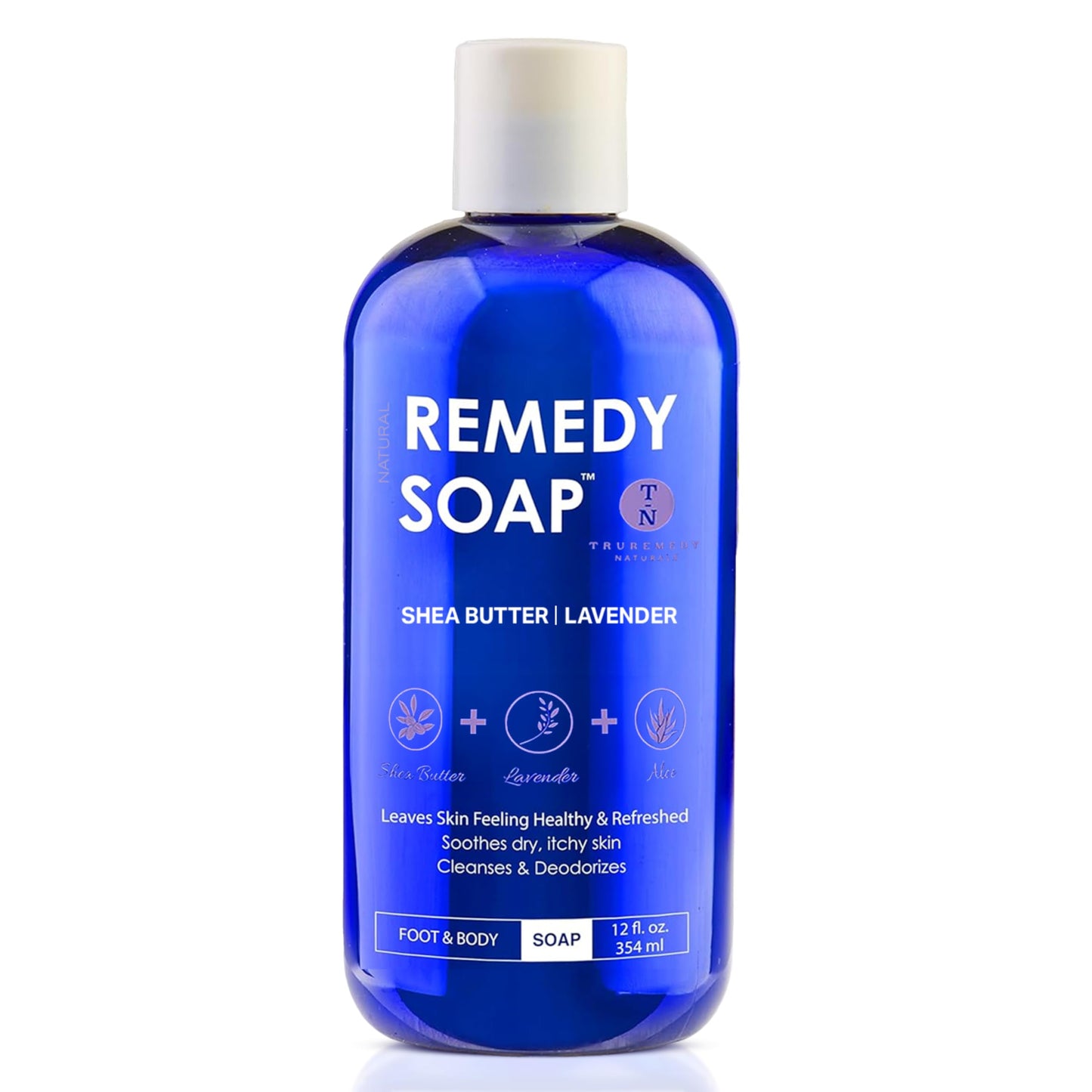 Truremedy Naturals Lavender Shea Butter Body Wash for Women - Aloe Lavender Body Wash with Shea Butter - Soothing Soap for Dry Skin - Hydrating Beauty & Personal Care Truremedy Naturals