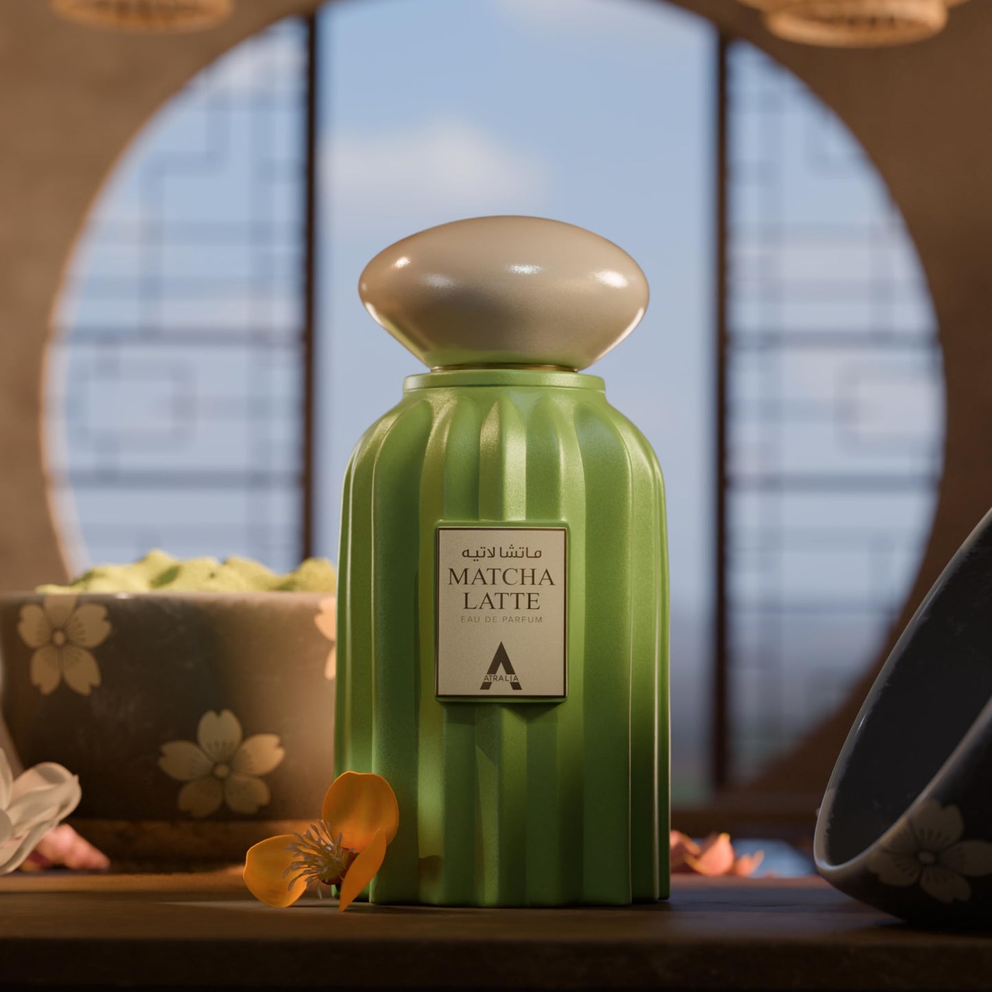 Atralia Matcha Latte Eau de Parfum - Sweet & Long Lasting Gourmand Perfume Inspired by Matcha Tea with Vanilla, Toffee & Tonka Beans - Unique Unisex Beauty & Personal Care Atralia