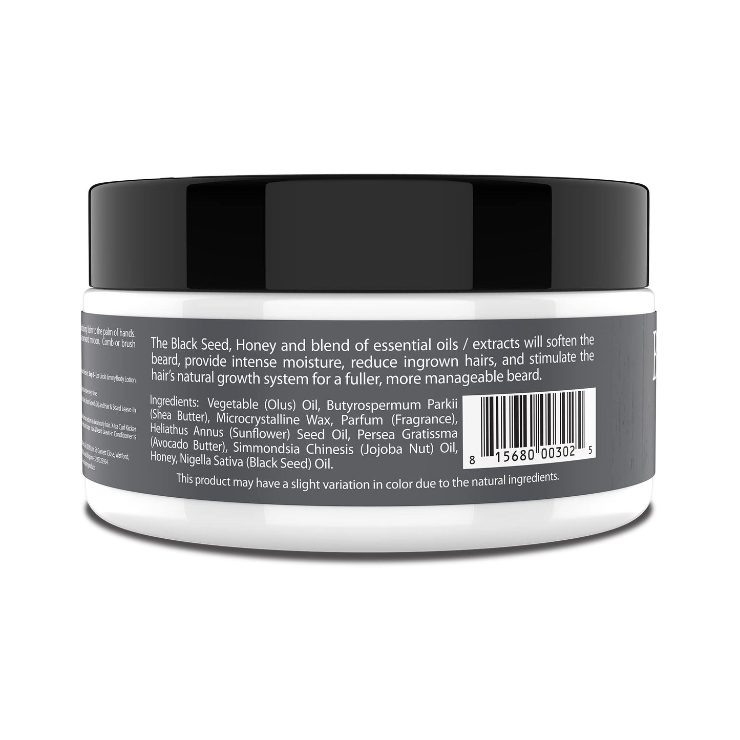 Uncle Jimmy Beard Softener, Conditioning Balm for Men | Hydrates, Smooths, Adds Shine & Tames Flyaway Hair | Made With Shea Butter, Honey 2 Fl Oz Beauty & Personal Care Uncle Jimmy