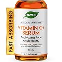 YEVANI 100% Pure Vitamin C Serum for Face with Hyaluronic Acid, Eye Area, Dark Spots, Anti Aging, Hydrating Skin Care with Vitamin E, Aloe Vera Beauty & Personal Care YEVANI